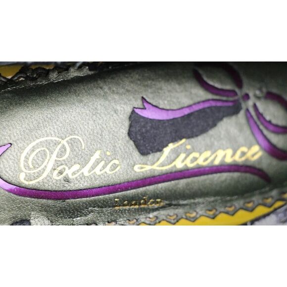 Poetic Licence MULTICOLOR LEATHER LOW HEEL ROUND TOE TASSELS LOAFER SHOES Sz 6 - Picture 10 of 10